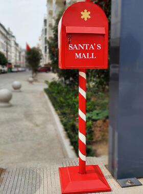 欧式古复件铁艺WY-1888信箱报箱示牌指庭院装饰落地摆工业风摄影