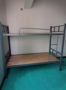 学生学校员工宿舍铁架床上下铺工地加厚高低床钢制双层铁床