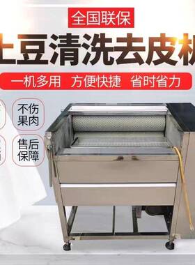 小型莲藕脱皮机45型萝卜清洗机家用土豆清洗去皮机果蔬清洗去皮机