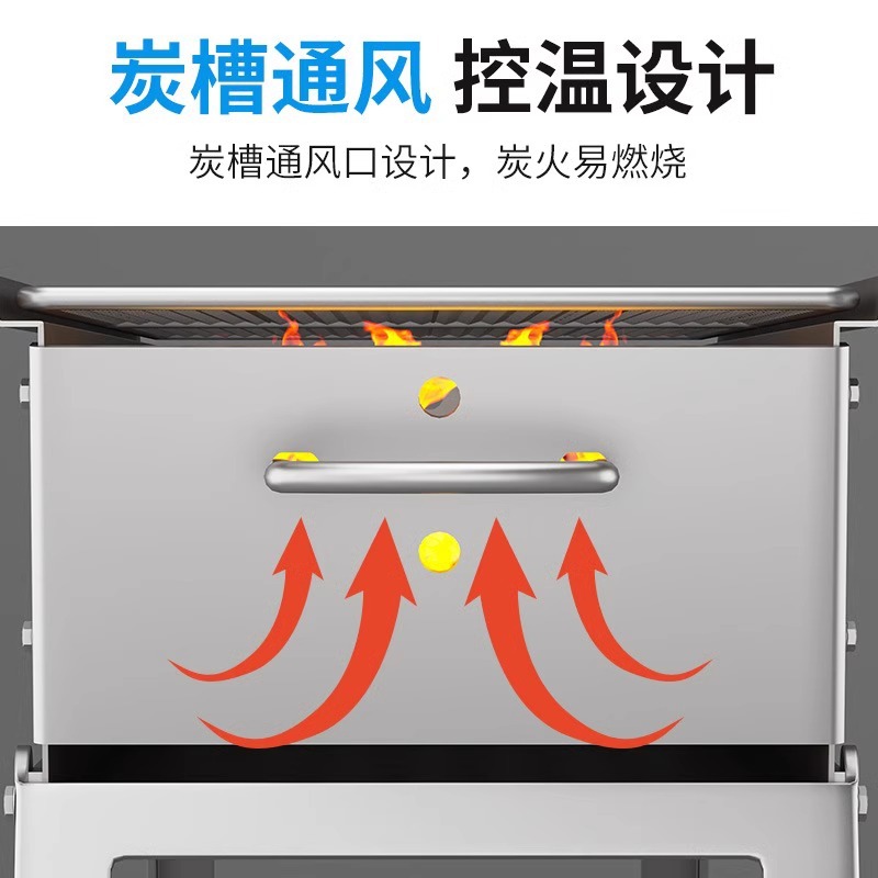 Barbecue Grills Foldable barbecue grills for home use烧烤架 - 图2