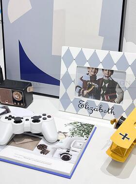 样板房间飞行员主题儿童房摆件男孩房桌面装饰小孩房软装相框摆设