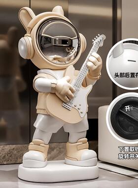 轻奢吉他太人客厅落地空摆件大型宇发航员电礼视6797柜沙装饰品乔