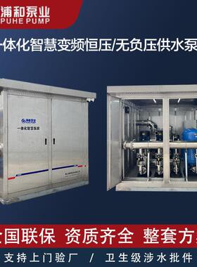 箱式一体化智慧泵房户外智能供水泵房 箱泵一体化消防给水泵站