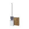 Cross-border new soft plastic toilet brush with base bathroom no dead corner cleaning brush wall hanging no punching toilet brush