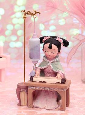 高档格棋书画琴宫廷风复古女孩件摆送女生格日礼物礼品蛋糕烘焙古