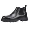 Authentic men's Chelsea boots men's genuine leather thick-soled British-style high-top leather shoes men's 202 models 3 new layers of cowhide