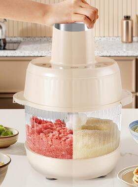 家用绞肉机厨房绞肉和面二合一料理机厂家供应绞肉碎菜电动绞肉机