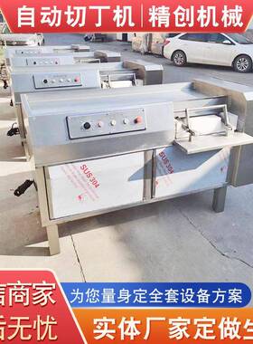 350型食品级不锈钢切丁机肉切丁机商业用切丁设备