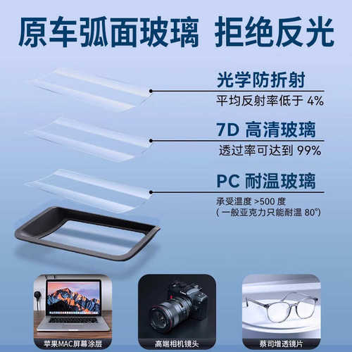 别克GL8陆尊PHEV混动新能源专用抬头显示保护罩HUD防尘罩内饰配件 - 图1