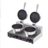 Double-head waffle oven, commercial waffle maker, heart-shaped electric heating pancake machine, commercial waffle maker, electromechanical pancake stall manufacturer