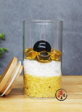 安忍水2025解五黄二黑七赤破军廉贞招财六帝钱龙银古法吉祥物摆件