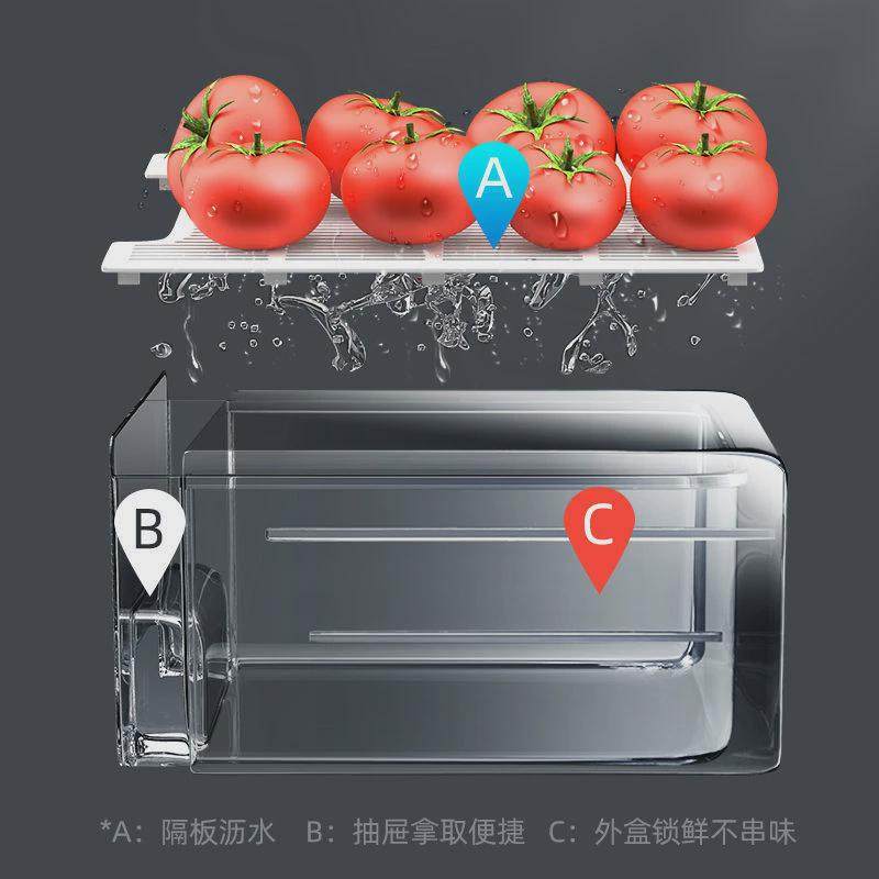 冰箱抽屉厨房收纳盒抽屉式冷冻保鲜盒水果鸡蛋蔬菜冷藏储物盒娜幽,淘宝优惠券,粉丝福利购,淘宝优惠卷