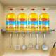 304 stainless steel kitchen storage rack wall-mounted without punching wall storage seasoning seasoning microwave oven storage rack