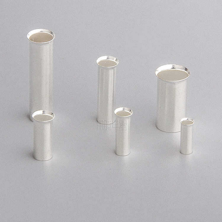 EN16-12管形裸端头GT铜压接管欧式端子插针小铜管针形铜连接管,淘宝优惠券,粉丝福利购,淘宝优惠卷