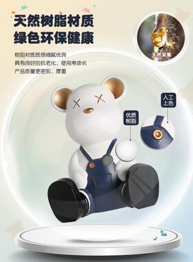 暴力熊存钱罐摆件客厅家居网红儿童男孩房间装饰品创意女生日礼物