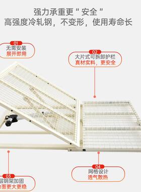 老人家用电动起床辅助器功能起背翻身护理床垫病人自动升降起身器
