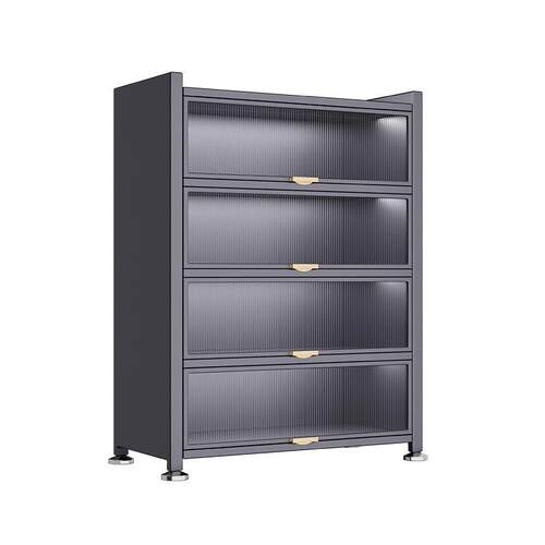 特厚房厨置物架加厚餐纳边柜橱柜置物收储物碗柜JUP微波炉烤箱柜 - 图3