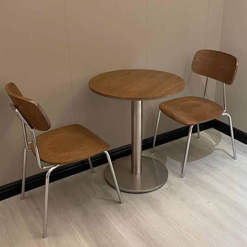 中古风实木餐桌椅北欧圆桌复古西餐咖啡厅奶茶店阳台桌椅组合民宿,淘宝优惠券,粉丝福利购,淘宝优惠卷