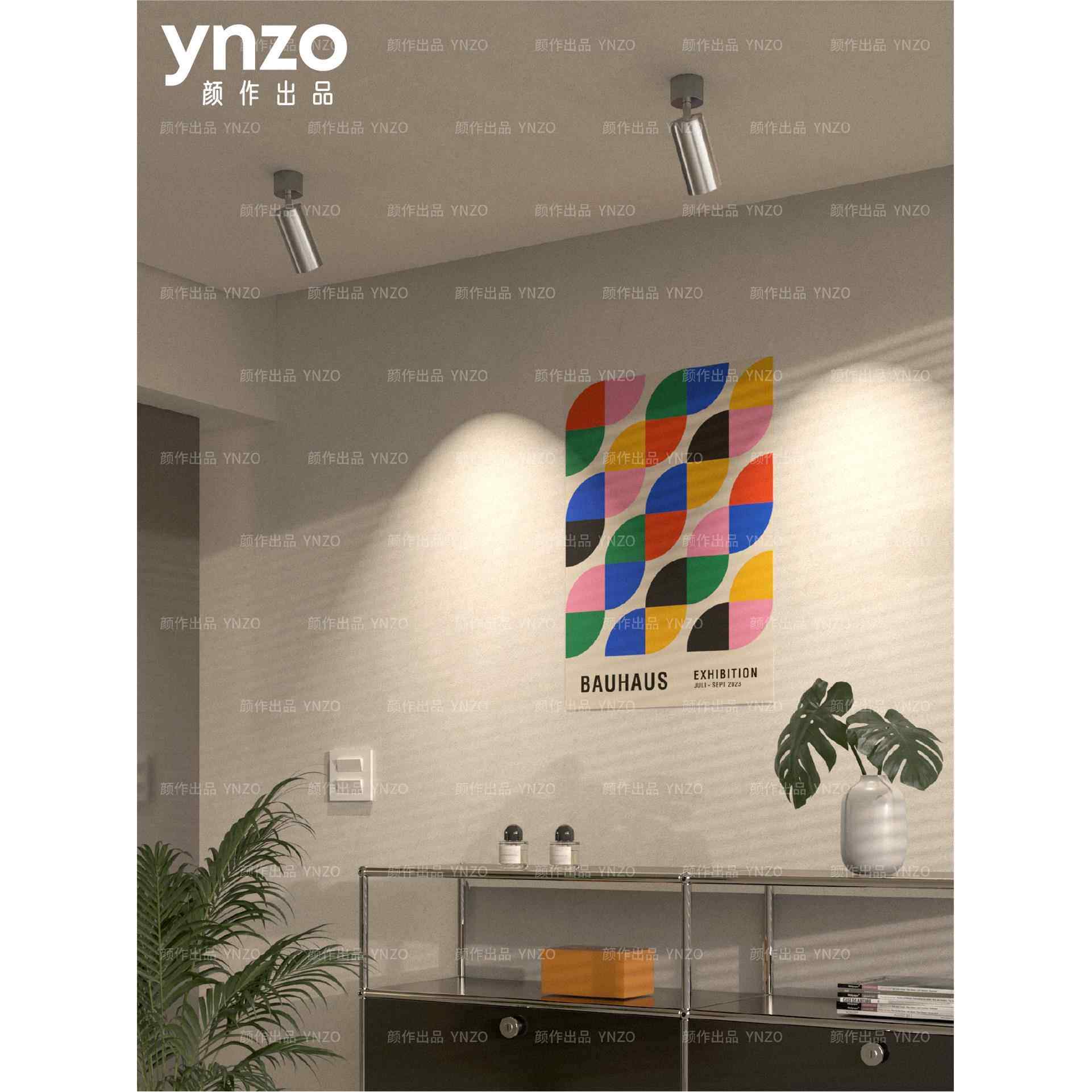 颜作中古包豪斯镍色LED照画灯具客厅卧室玄关背景墙明装银色射灯,淘宝优惠券,粉丝福利购,淘宝优惠卷