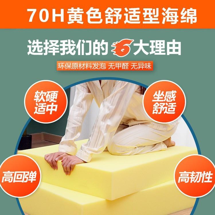 海绵片海绵垫块高密度沙发坐垫高弹海棉垫硬填充物芯小尺寸屁垫 - 图2