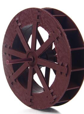 水轮小水车喷泉流水摆件轮子假山盆景家用户外配件造景庭院装饰品