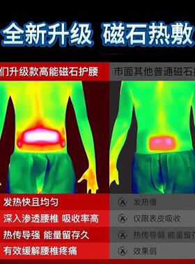自发热护腰带网兜磁石暖腰热敷腰凉疼中老年礼腰间盘劳损男女专用