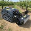 Remote control crawler rotary tiller multi-functional micro tiller small straw orchard agricultural plowing lawn mower