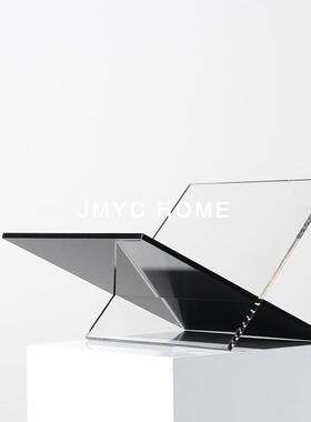 简家约轻奢亚克力杂志收纳书架AAW软饰品居书装房办公样板室房间