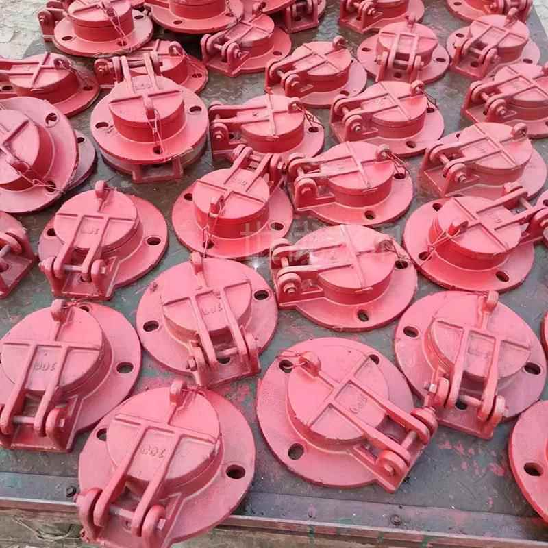 铸铁不锈钢拍门防倒灌圆形方形河道闸门HDPE塑料玻璃钢拍门 - 图0