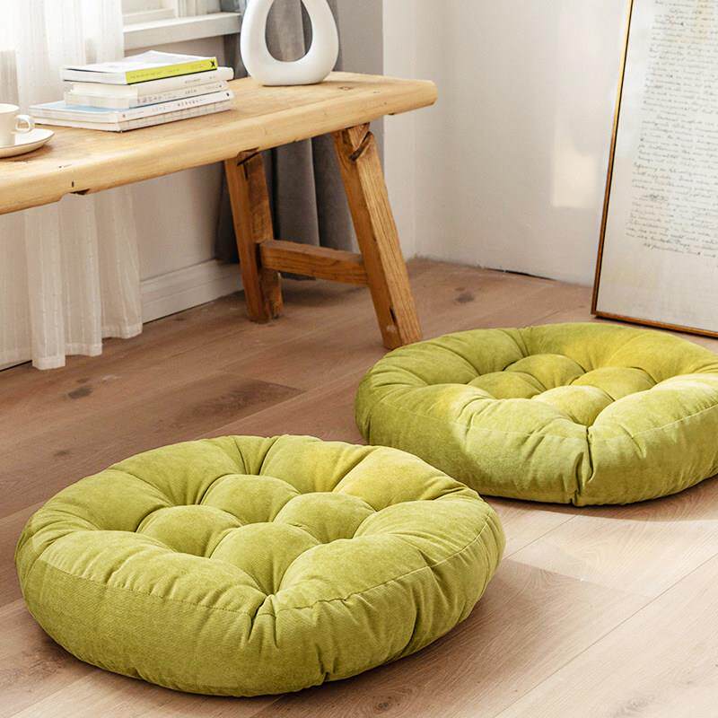 Futon beautiful buttocks cushion thickened fabric round balcony bay window tatami corduroy simple window sill ground meditation