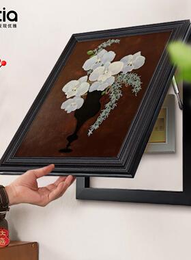 电表箱装饰画2026新款法式中古风竖版配电箱遮挡盒挂画总闸免打孔