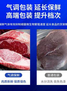 柏望机气动餐盒封口机保鲜盒封盒机全自动包装机外卖打包机封膜机
