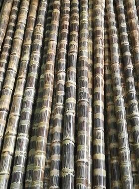 龙血金丝竹密节打磨抛光好实心竹棍鞭杆教鞭炮台捞网成品