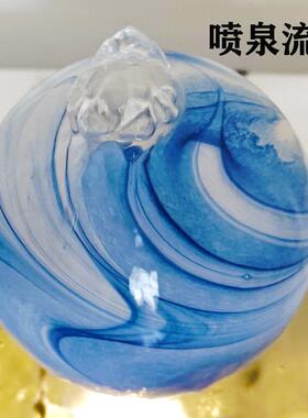 中国风喷泉流水摆件循环水小型招财客厅桌面电视柜装饰造景风水轮