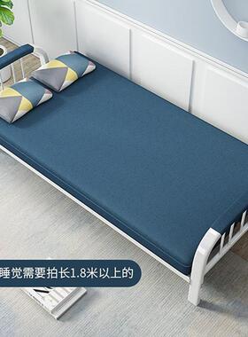 可折叠沙发床两用小户型客厅布艺简易铁艺单双人经济型沙发