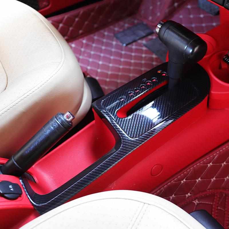 海外热销 01-11甲壳虫中控面板碳纤维方向盘仪表上盖档位改装内饰 - 图0