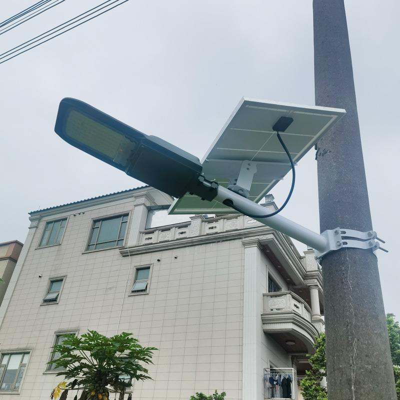 2020ED挂壁式太阳能L路灯工线程款户外防水高亮新农村院墙庭壁装 - 图1