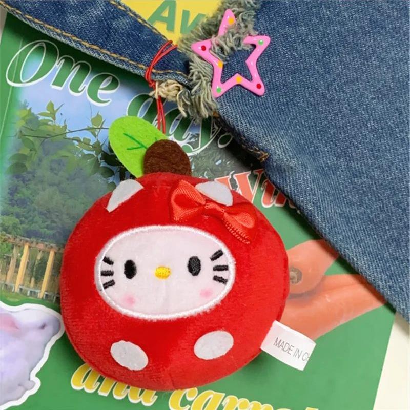 Kawaii Sanrio Plushie Toy Anime Head Kitty Bag Pendant Kt-图1