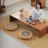 Futon cushion jute home floor living room balcony bay window thickened round Japanese tatami mat