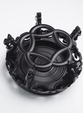 防水花盆鱼缸底座圆形塑料底托 托花瓶奇石工艺品摆饰古典花架托