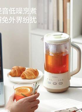 HOPEX希行迷你养生壶小型办公室烧水壶恒温玻璃煮茶器多功能静音