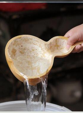 勺子多用长柄老式器皿装饰品淘米葫芦瓢水瓢天然家用小号瓢儿木瓢