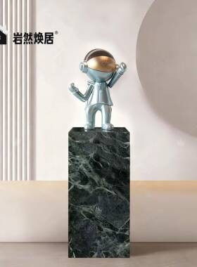 【新品】岩板立柱大理石墩子展台增高装饰轻奢落地客厅摆件底座