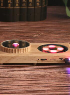 Led基础灯发光七色插入式电池两用照明饰品旋转饰品桌面夜灯