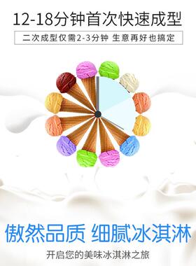 冰淇淋机商用全自动小型甜筒机台式立式雪糕机台式软质冰激凌机器