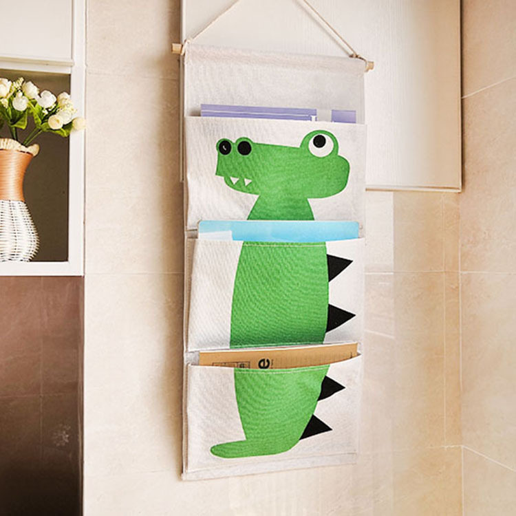 可爱卡通收纳袋整理儿童挂袋门墙上书袋大号衣橱床头壁挂多层,淘宝优惠券,粉丝福利购,淘宝优惠卷