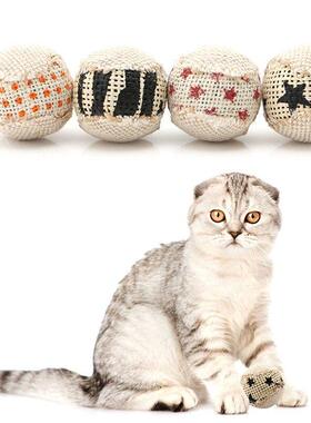 1 Pcs Ball Cat Toy Interactive Cat Toys Play Chewing Rattle