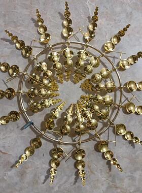 新款独立站金属风力旋转花园风车户外创意铁艺插件田园风工艺品