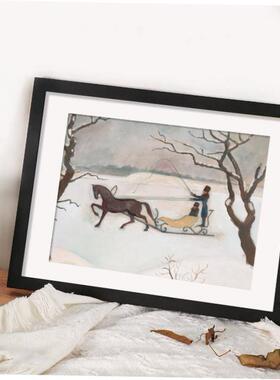 Creative solid wood picture frame photo A4 A3 8K 4K 24inches