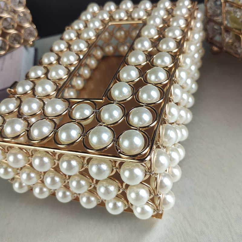 家用水晶珍珠纸巾盒创意洗手间客厅茶几卧室抽纸盒装饰品餐巾纸盒,淘宝优惠券,粉丝福利购,淘宝优惠卷